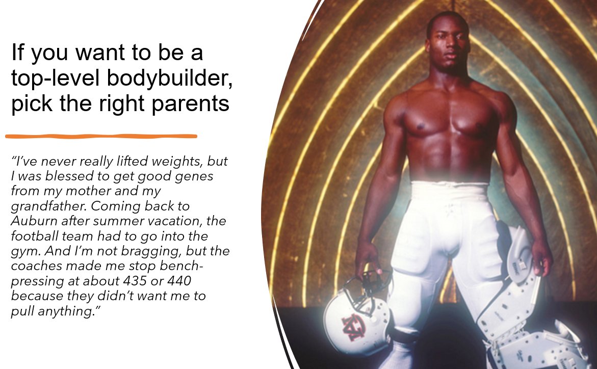 Genetics matter. That said, virtually everyone has the ability to substantially improve their muscularity with proper training, consistency and determination. And if you weren't blessed with the best genetics, the more important it is to take a scientific approach to training 💪