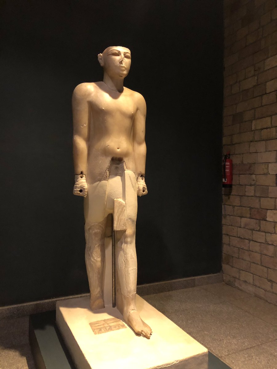 landoflove20's tweet photo. The one & only Full size alabaster statue of a King in whole Egypt & probably in whole world belongs to King #SETI1 displayed in Luxor Museum https://t.co/P1IkcFbLuG