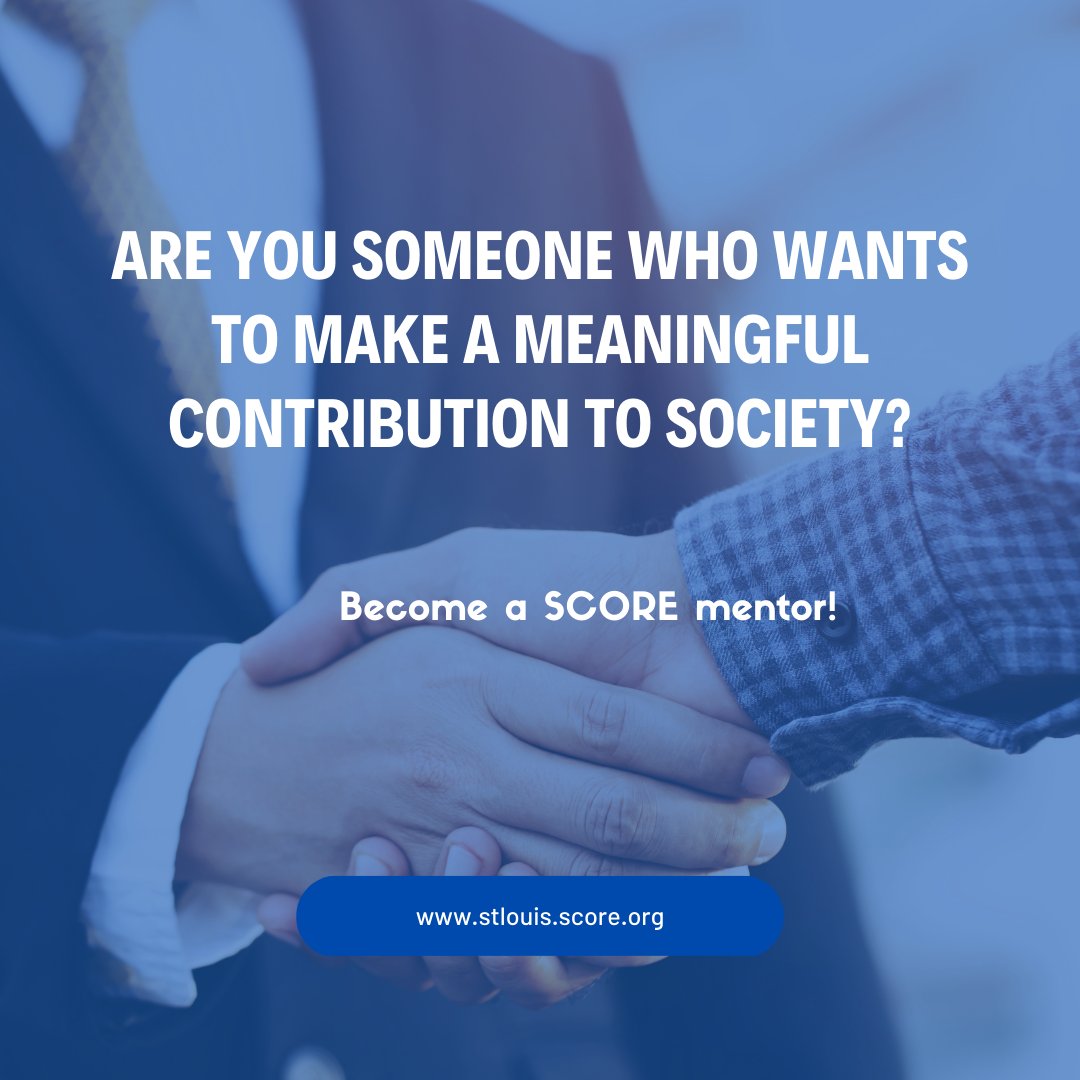scorestl's tweet image. If you want to give a hand to other people who are struggling to start their businesses or who need help in growing their business, then volunteering with SCORE is perfect for you.

Find out how you can help here: bit.ly/3iIWAnT

#volunteering #givingback #personalde ...