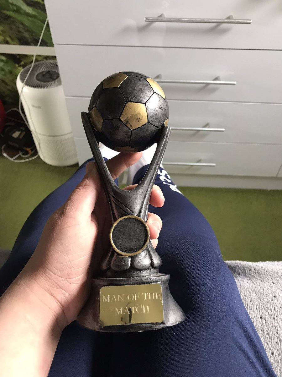 What a great day for football we won 6-1 I got 3 goals and 3 assists and got man of the match and Marc Harrison was watching me and all my goals were top bins