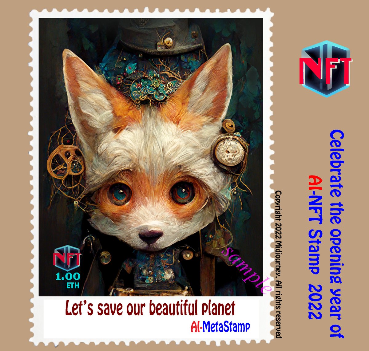 NFTDeSta's tweet photo. #NFTStamp #punkstyle #punkmusic #philately #stampcollecting #Investmennt #AIStamp #NatureConservation #Earth #nature #animal
Stamps are treasure box of knowledge
( #MetaStamp NFT-Stamp)
https://t.co/YzL4ZQeAWe https://t.co/mrmEFQ309I