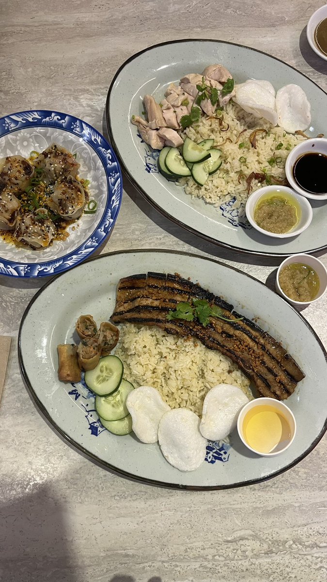 daneeeats's tweet photo. 📍The Grid 

#daneeeats #powerplant #rockwell #asianfood #hainanesechicken #chickenrice #dumpling https://t.co/zjGTPDL83e
