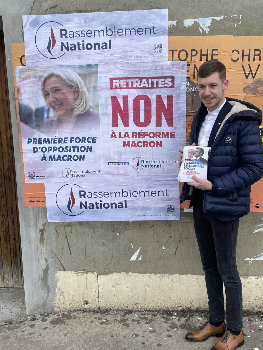noah_nolf17's tweet image. Action militante en cours sur le canton de #Matha 🇫🇷
#NonALaReformeDesRetraites #oùpassenotreargent #RassemblementNational #charentemaritime