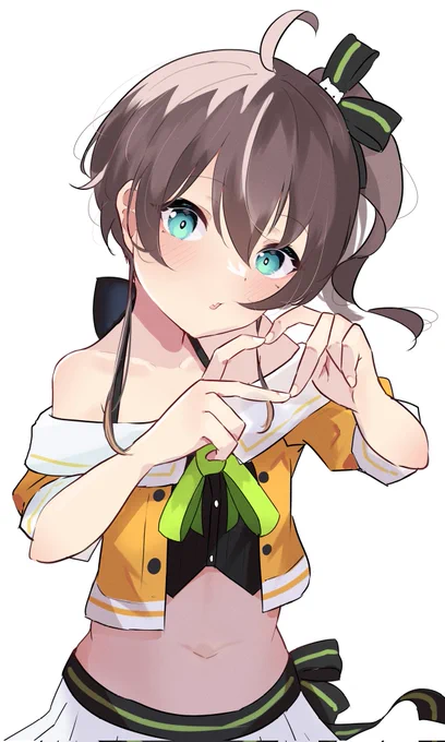 指はーとまつりちゃん#祭絵 