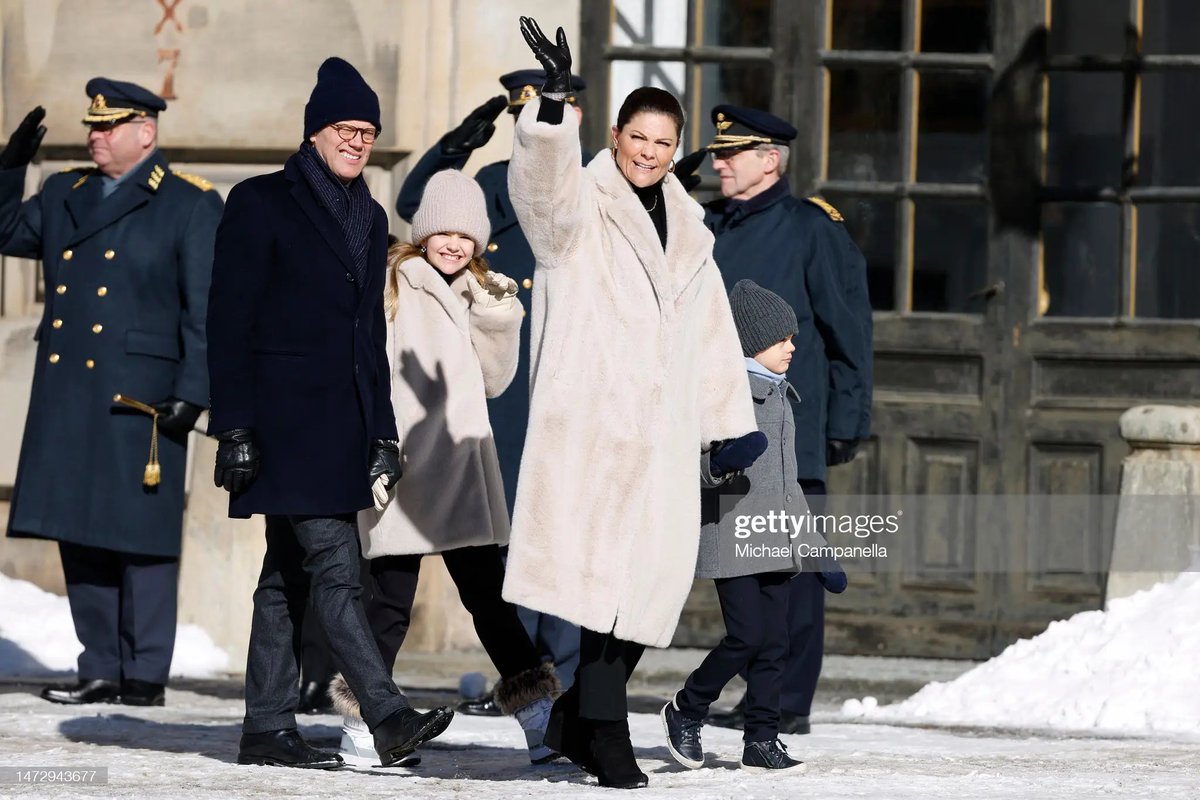 🇸🇪 12 March: Crown Princess Victoria, Princess Estelle, Prince Oscar and Prince Daniel attend the Crown Princess' Name Day 2023
📷 Michael Campanella