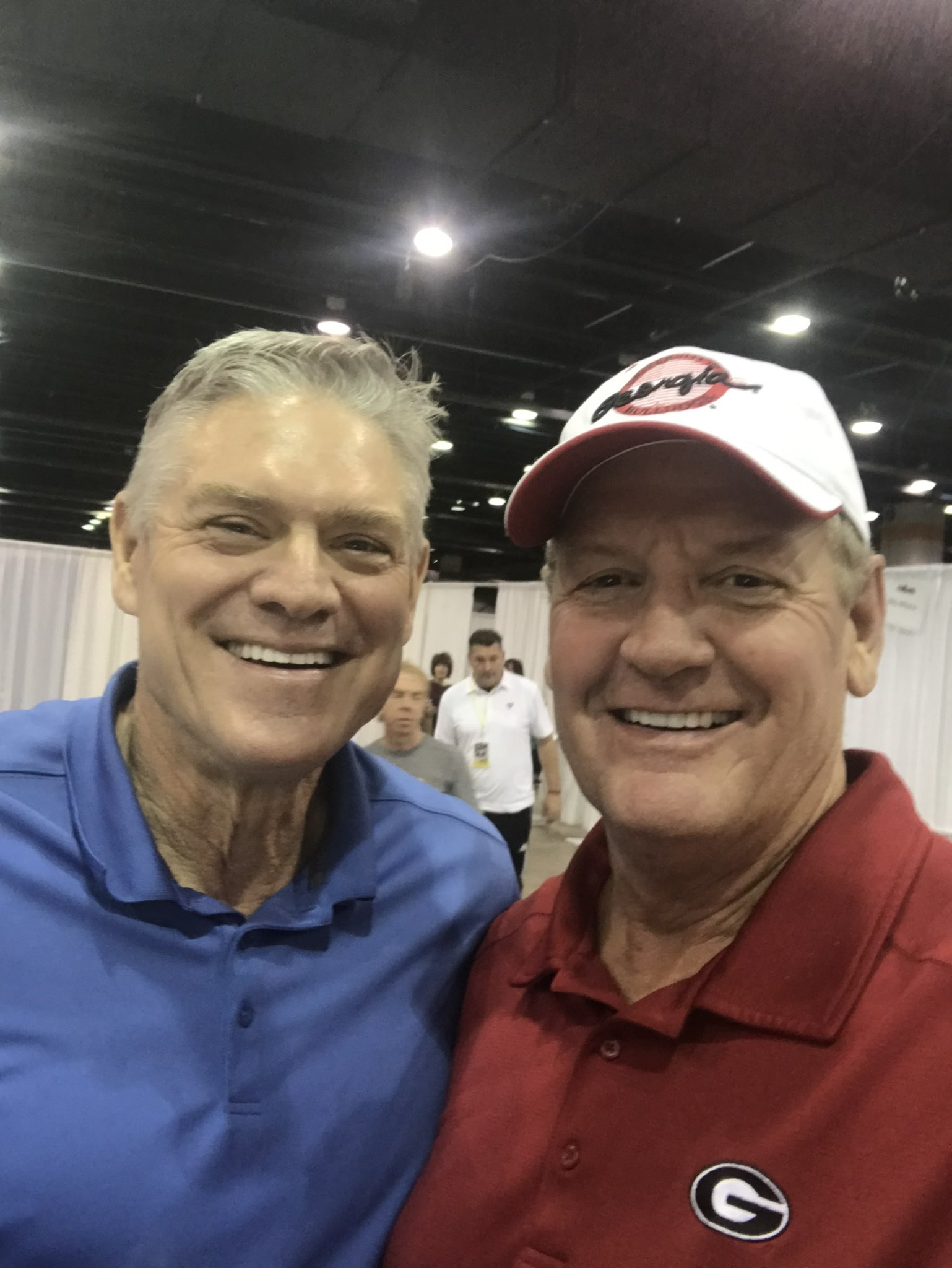 With Dale Murphy, former teammate, in 2019. Happy Birthday Dale.  