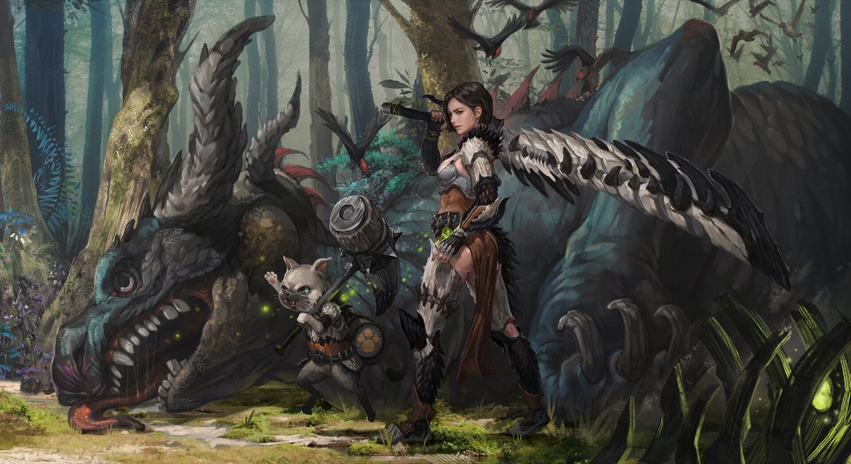 WindHunters_MH's tweet photo. 21. #MartesdelArte 
Una escena hiperrealista muy inspirada en #MonsterHunter

🎨 A BUBU

Fuente: https://t.co/ZhMTRPixMT https://t.co/Yf3d0BihPe