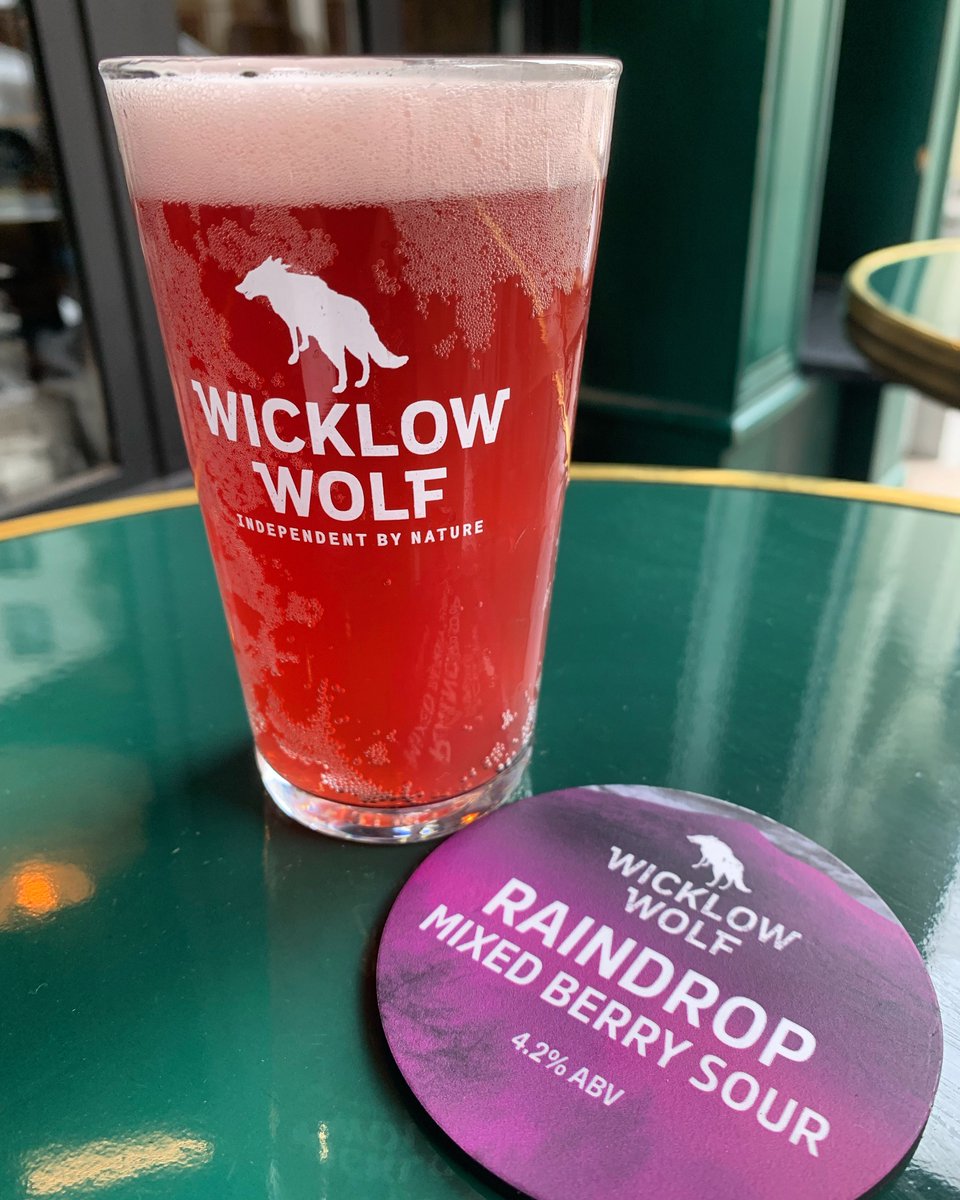 🚨NEW BEER ALERT!
There’s a new sour on tap: <a href="/WWolfBrewery/">Wicklow Wolf Brewery | B Corp™</a>’s Raindrop Mixed Berry Sour 🍺 
Light, refreshing, and just the right amount of tart!
.
.
.
#wicklowwolf #sourbeer #newbeeralert #parisbeer #biereparis #paris11 #paris11eme #irishbrewery #irishbeer