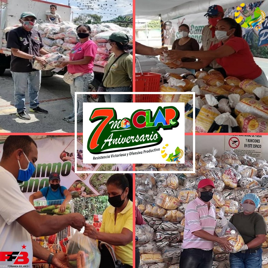 #12Mar • La CNAE #Carabobo celebra los #7AñosCLAP como milagro de la Revolución  y de nuestro Pdte <a href="/NicolasMaduro/">Nicolás Maduro</a> para la Protección Alimentaria del  #PuebloVictorioso frente al Bloqueo Imperial 🔟🇻🇪🦇

<a href="/LealTelleria/">M/G Carlos Leal Tellería</a> <a href="/MinAlimenVen/">minalimentacion_ve</a> <a href="/_LaAvanzadora/">Yelitze Santaella</a> <a href="/cnaeoficial/">cnaeoficial</a>

#ChávezComunicador