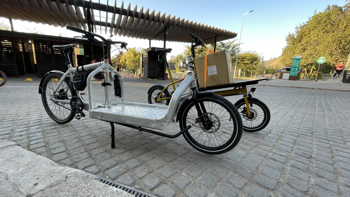 El cerro en bicicleta de carga es la nueva moda 😎