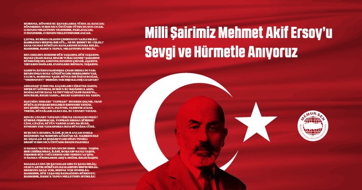 İstiklal Marşı’nın kabulünün 102. yılında Millî Mücadele’nin muzaffer komutanını ve askerlerini bir kez daha saygı, minnet ve rahmetle yad ediyoruz. Milli şairimiz #MehmetAkifErsoy’u sevgi ve hürmetle anıyoruz.

🔗 memursen.org.tr/istiklal-marsi…