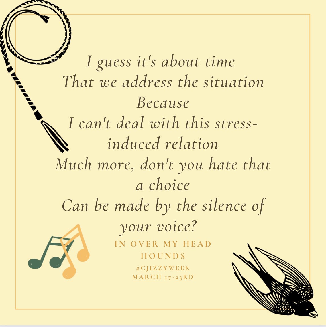 CJizzy_Week's tweet image. Yee haw! Only five days left until #Cjizzyweek