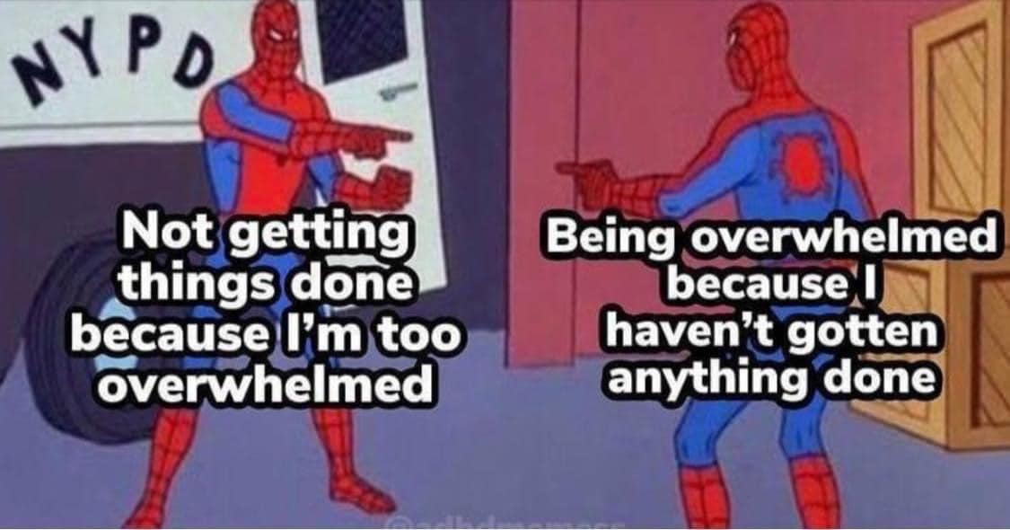 overlordclai's tweet image. The ADHD paradox