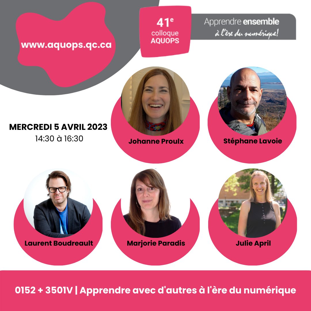 Qu’est-ce que collaborer à #lèredunumérique ? 👀

👉👉👉👉 Venez expérimenter une démarche d'apprentissage et explorer différentes pratiques ☑️ avec une belle collaboration des services nationaux du #RÉCIT @‌DomaineLangues <a href="/recitdp/">RÉCIT DP</a> @‌recitFGA @recitfp
#AQUOPS #recitqc