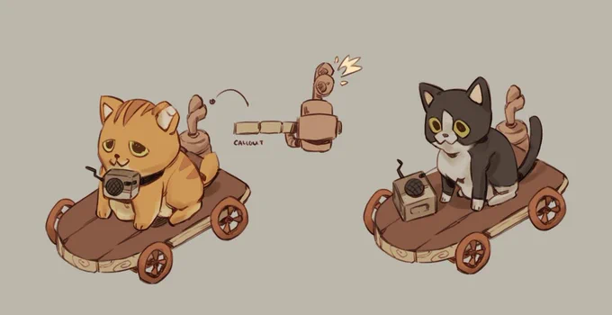 Old concept art for the grad project, which now has a twt acc! Come give it a follow and watch me grind through the rest of the development    