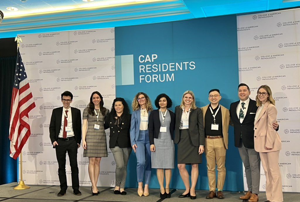 Paeanox's tweet image. Resident forum meeting was a blast! Thank you to these people who made it possible. @Pathologists #caprf #rfec #nola #PathTwitter