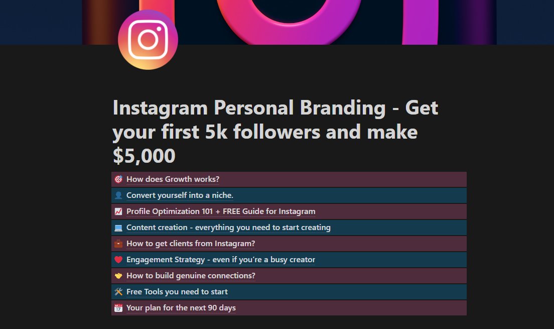 I created 1,000+ posts and spent over 2 years growing personal brands on Instagram

Now, Instagram is my main sales channel with 20k+ followers 

Today, I am sharing everything about IG for FREE

RT &amp; comment "Course". I will DM you.
First 500 only.

(Must be following)