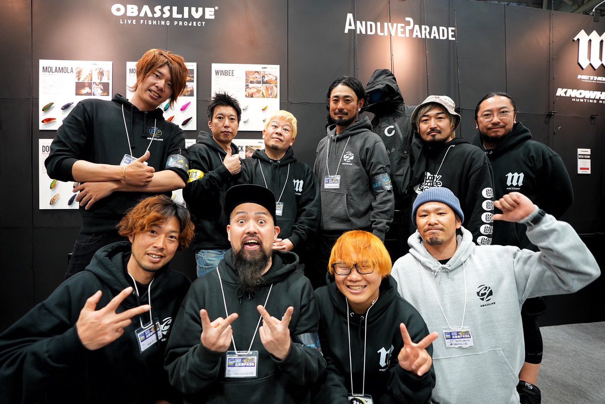 obasslive's tweet photo. THE KEEP CAST2023終幕しました。
OBASSLIVE & METHOH TACKLE TACKLESYNDICATEブースに遊びに来て頂き、ありがとうございました🙌
まだまだ盛り上げていきますので、今後ともよろしくお願いします💥
また会いましょう🤝
#obasslive #methodtacklesyndicate #keepcast2023 https://t.co/HGQheYvt46