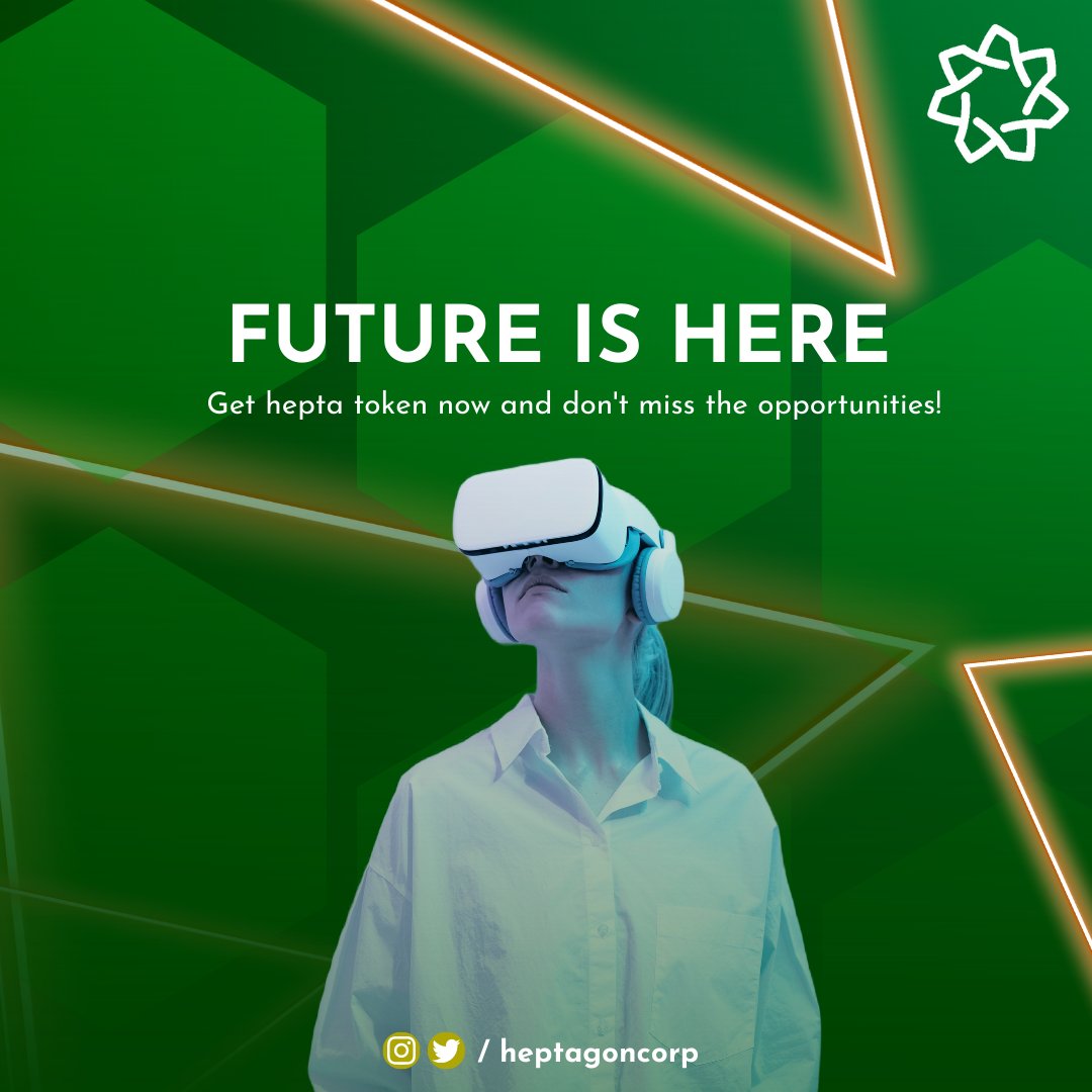 hptgn.io

HURRY! Register and Earn #Hepta

✅ Watching Matches 📽️
☑️ Play Football ⚽
✔️ Bowling 🎳
✅ Table Tennis 🎾
☑️ Ice Hockey 🏑
✔️ #NFT Market

The world's largest #Stadium

#metaverse #coin #crypto #vr #vrsport  #VRChat #META #NFTProject