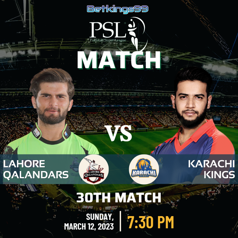 Betkings99's tweet photo. It's the battle of the kings and the Qalanders!

Get ready for a clash of titans as Lahore Qalanders take on Karachi Kings in a match that's bound to keep you on the edge of your seat! 🔥

Support your winning team 👉🏻 https://t.co/F1eXGZbfMj

#PSL2023 https://t.co/ImVPFadPzQ