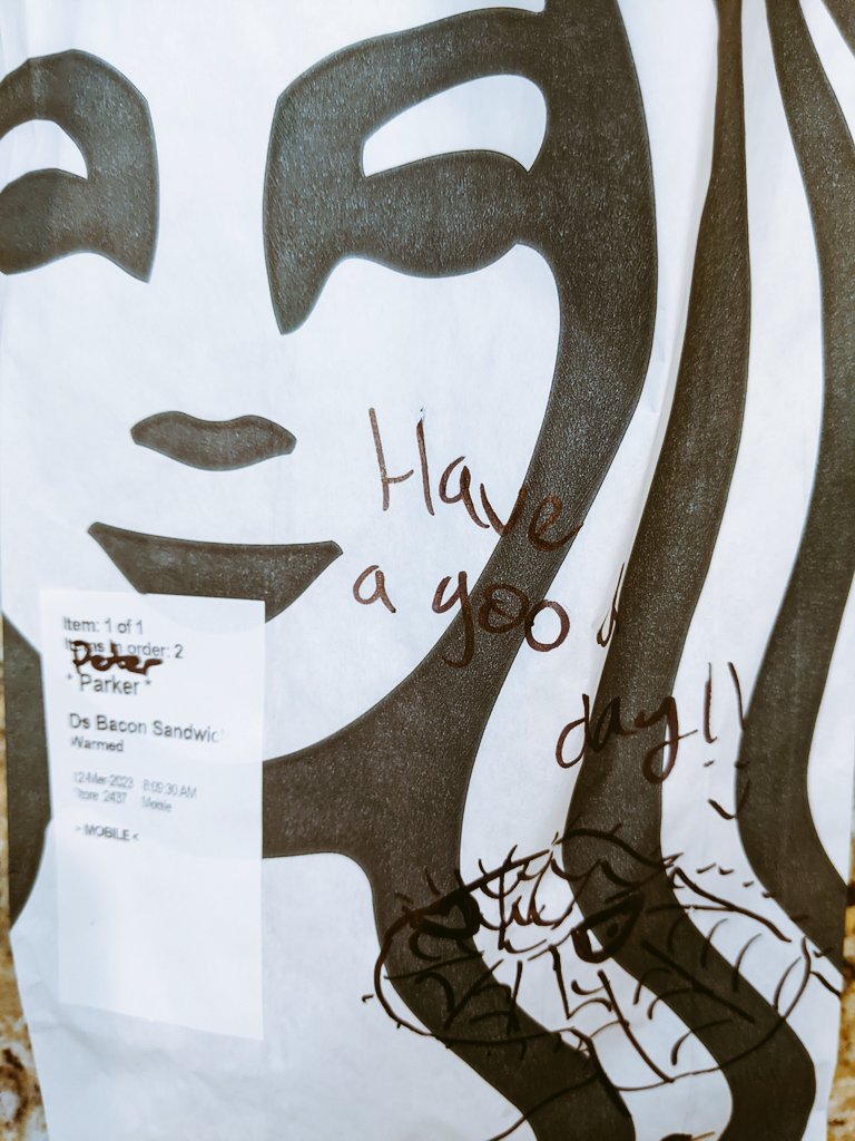 PJLyons_author's tweet photo. My @Starbucks barista had some fun with my name this morning 🕷️ https://t.co/6i42JC0OxX