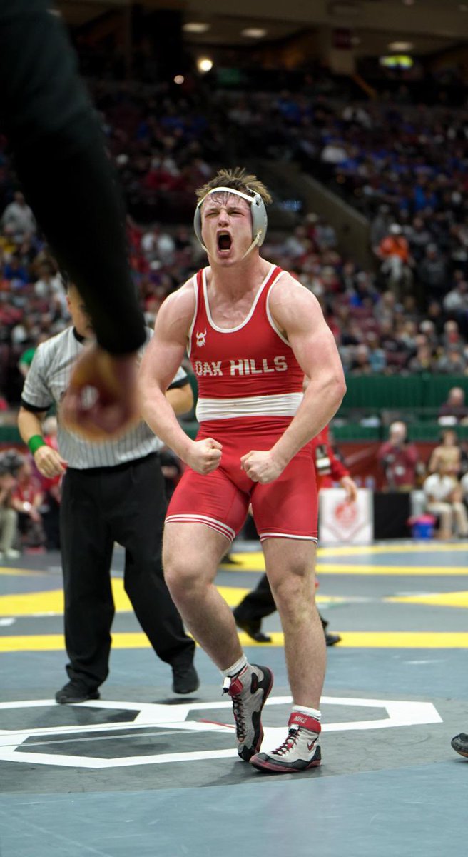JRBDonovan's tweet photo. Congrats to @OHHSWrestling Wyatt Ferguson who advances to the championship match of the @OHSAASports tournament today at 5pm. It’s been a long journey. Couldn’t be happier for this kid who exhibits hard work both on and off the mat. @vogel_wlwt @LanceMcAlister @Enquirer https://t.co/mh60SPcco9