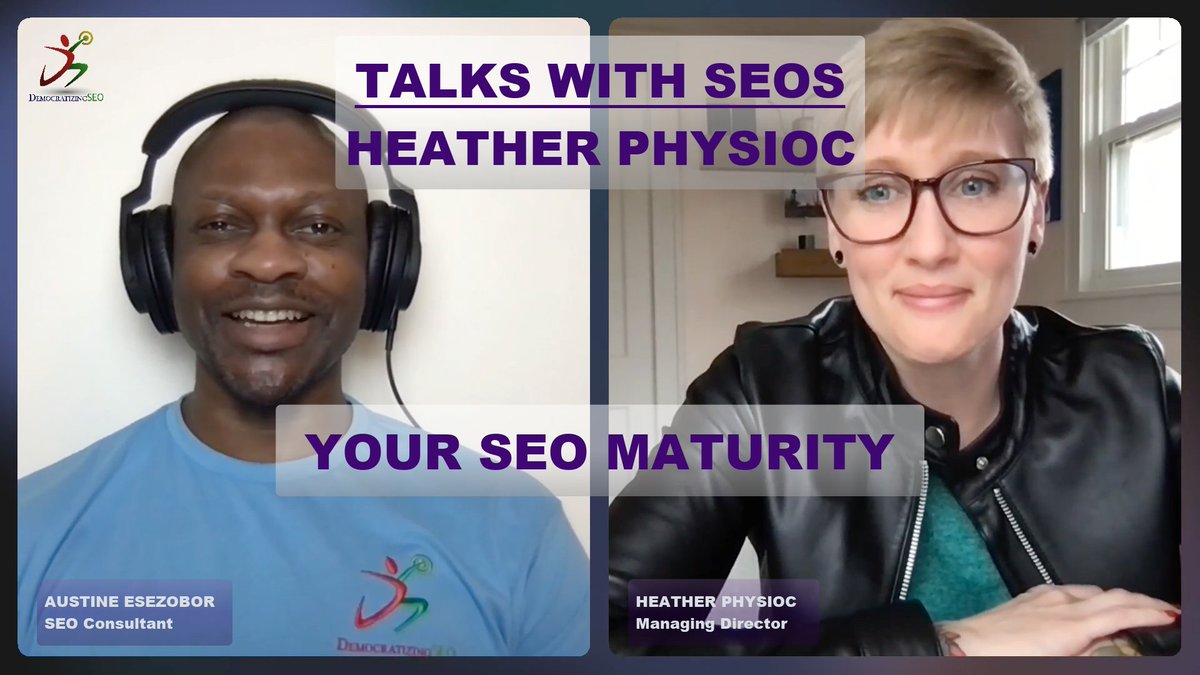 Looking forward to releasing these conversations on Monday and Tuesday - #TwSEOs with <a href="/SEKnow_Luce/">Luce Rawlings</a>  and <a href="/HeatherPhysioc/">Heather Physioc / KCTRVLR</a>.