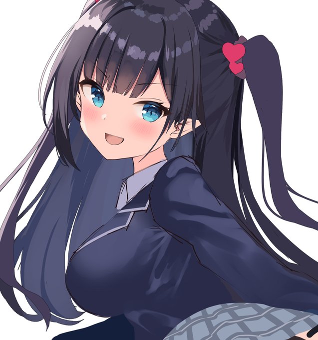 まだラフだけど過去一顔可愛くなりそうだ 