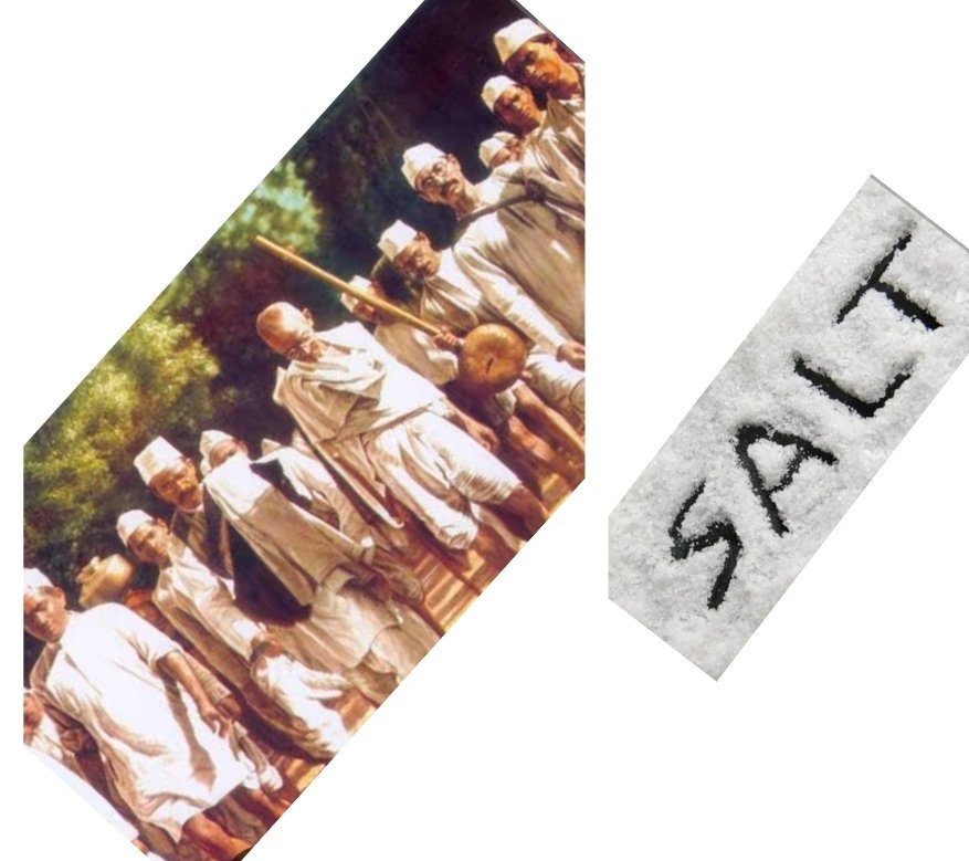 bvk_raj's tweet photo. On March 12, 1932(90 years ago), Gandhi's Salt March/Salt Satyagraha protested the British Salt Law in colonial India #NarendraModi #saltbusiness https://t.co/eQIXQdulAN