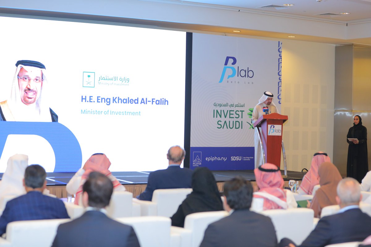 BetalabSA's tweet photo. In the presence and honor of H.E the Saudi Minister of Investment @khalid_alfalih, H.H Prince @Khaledalwaleed, we are pleased to announce today the launch of #Beta_Lab, deep tech VC & co-creation studio for startups, in partnership with a group of investors and innovators. https://t.co/6iE8RRFRTI