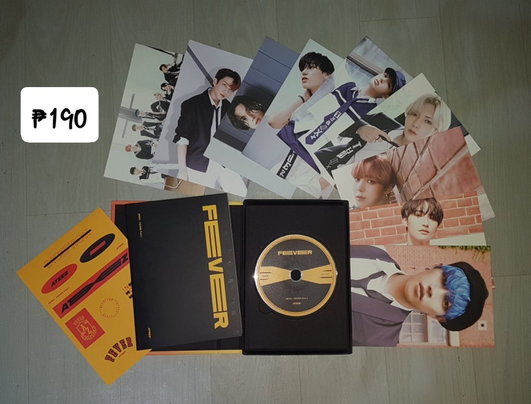shin_cart's tweet photo. WTS LFB PH

[REPRICED] 
Ateez Fever Part 1 (Thanxx, Inception, Diary)
complete inclu except pcs
Ateez Pcs
- Rfs: need funds (rush) 
- Onhand 
Mod - Flash express
Mop - Gcash 
Dop - Payo 
(not for sensitive buyer) 

~ dm if Interested https://t.co/EVsl5exBZV