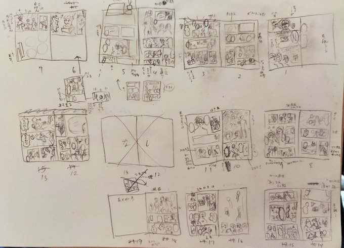 ネームのネーム完成したけど私しか読めん。早く全ページネームにして人に読んで欲しいからゆっくり頑張る😌 