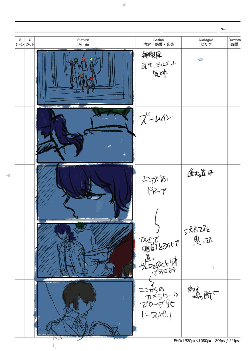 アブロイ絵コンテです(1/5)
 #AlexandKnight 