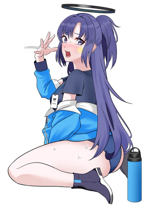 ユウカちゃんの体操姿、可愛すぎるね#ブルアカ #ユウカ 