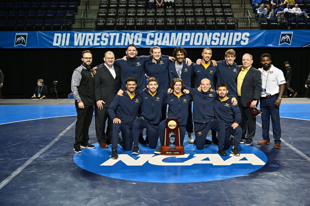 Back on top! 🏆🤼‍♂️

<a href="/ucoathletics/">UCO Bronchos</a> takes home the 2023 <a href="/NCAADII/">NCAA Division II</a> wrestling championship, the program’s first since 2007 and 16th in its history!

#D2Wrestle