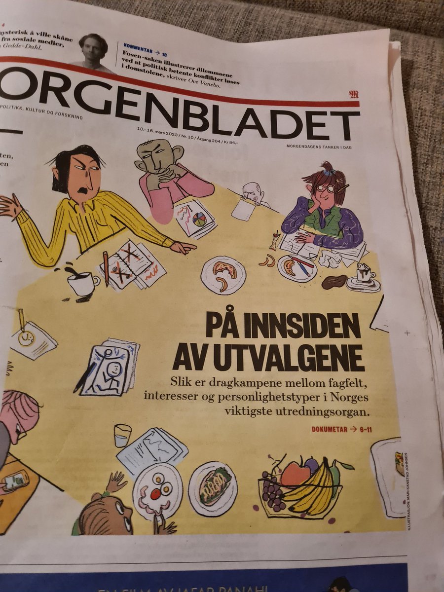 Marte Blikstad-Balas (@blikstad_balas) on Twitter photo <a href="/NOU_snakker_vi/">NOU_snakker_vi</a> For en perle av en sak for alle NOU-nerder i <a href="/Morgenbladet/">Morgenbladet</a> denne uken! De har blant annet laget en kategorisering av ulike roller medlemmene kan ta. Jeg lo høyt! <a href="/NOU_snakker_vi/">NOU_snakker_vi</a> For en perle av en sak for alle NOU-nerder i <a href="/Morgenbladet/">Morgenbladet</a> denne uken! De har blant annet laget en kategorisering av ulike roller medlemmene kan ta. Jeg lo høyt!