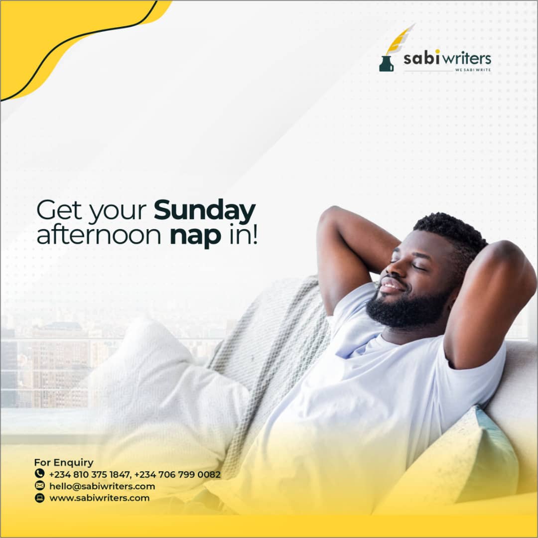 sabiwriters's tweet photo. Recharge for the week ahead by getting some afternoon sleep in.
This might be the only siesta you get all week so take advantage of it!
Welcome to a new week!
#sabiwriters #wesabiwrite #sabilab #relaxation #renewal #replenish #siesta https://t.co/KWaRtsYbXg