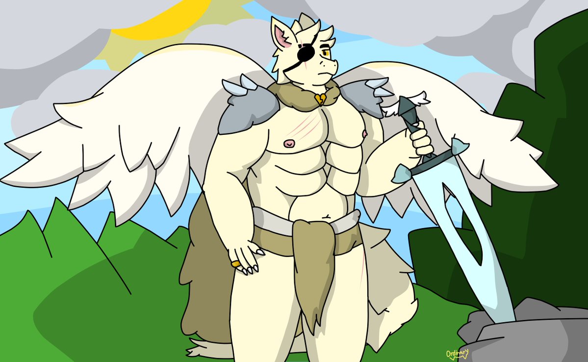 OrdinaryManner's tweet photo. I have returned with another character drawing, this time with krita. say hi to my boy eden right here

(god i wish i could just edit tweets)

#furry #furryart #furryartwork #furryartist https://t.co/VfzzFB0r26