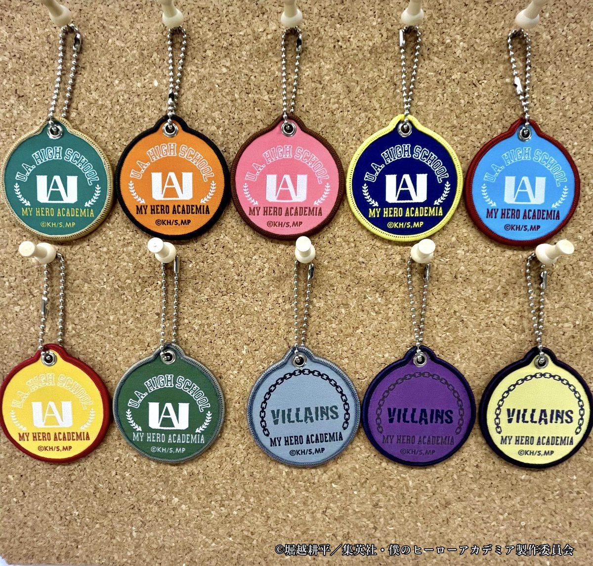 ヒロアカ　ワッペンキーホルダー ☆ジャンプフェスタ2021先行原作商品情報☆ 『僕のヒーローアカデミア