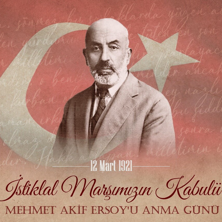 İstiklâl Marşımızın kabulünün 102. yıldönümünde istiklal mücadelemizin bütün kahramanlarını rahmet ve minnetle yâd ediyoruz. 

#İstiklalMarşı