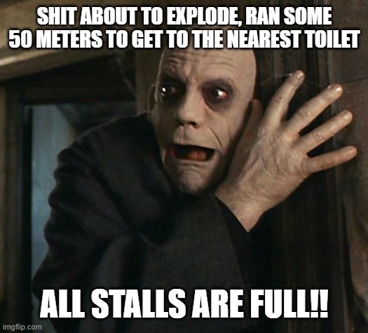 #lilHigh #funnymemes #darkmemes #toilet #stall #full #shit #poop