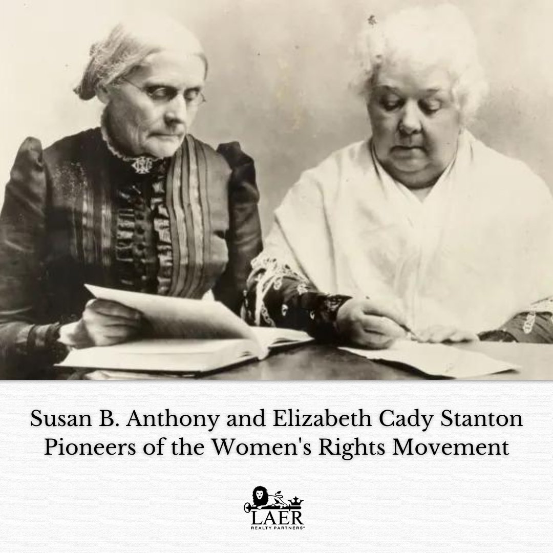 Women gained the right to vote in 1920 with the passage of the 19th Amendment. On Election Day in 1920, millions of American women exercised this right for the first time. Two  leaders of this campaign were Susan B. Anthony and Cady Stanton. 

#LAER #LAERrealty #womenshistory ...