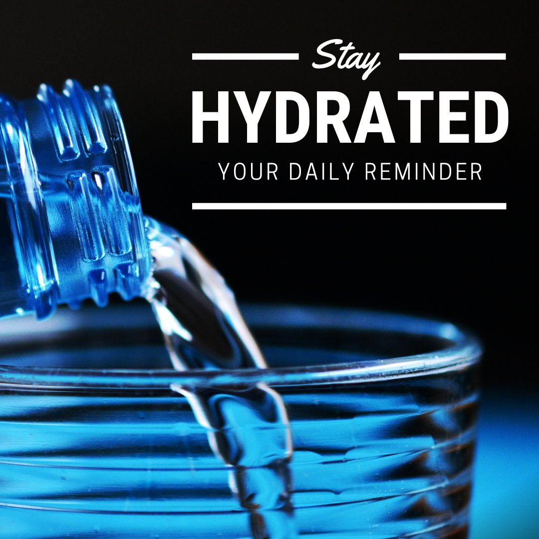 Just your daily reminder to remember to take a second to hydrate!