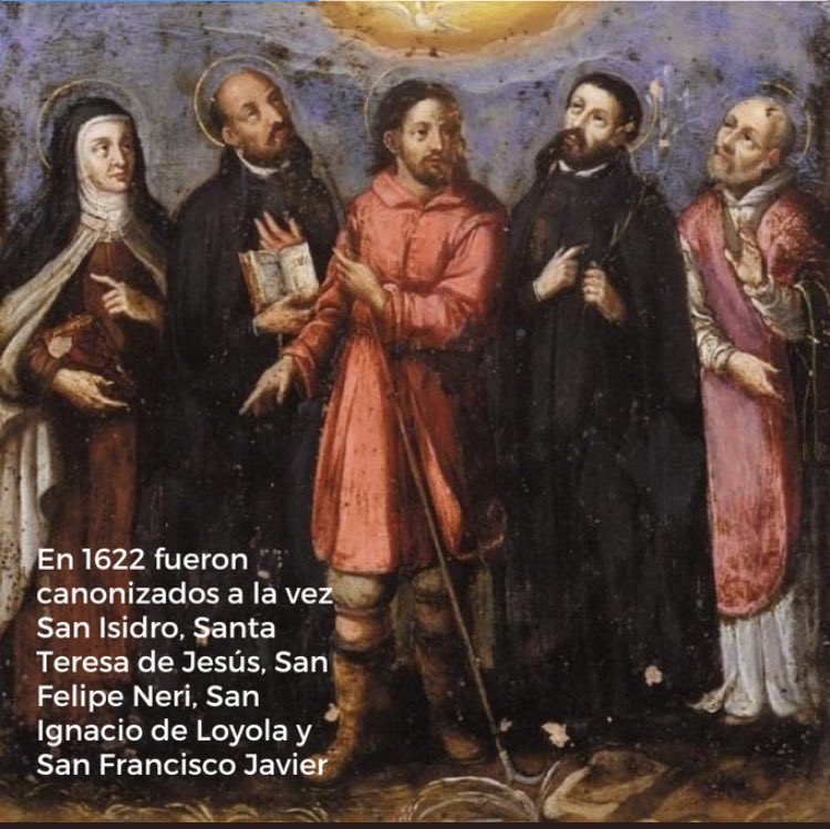 serjesuita's tweet photo. Hoy 401 años de la canonización de 5 muy grandes https://t.co/ZaHwMWDCPN