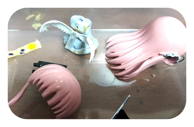 かなり久しぶりにねんどろいど改造中まだまだ完成まで遠いものの、形は見えてきた 