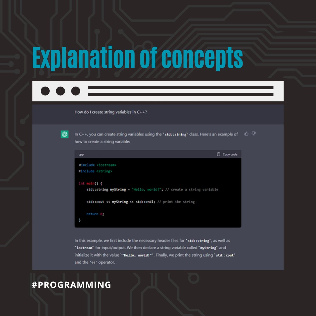 geeekering's tweet image. Struggling with coding? ChatGPT can be your personal coding assistant! See some examples below of how to use this new tool and take your coding skills to the next level. #codingassistant #chatgpt #developersupport