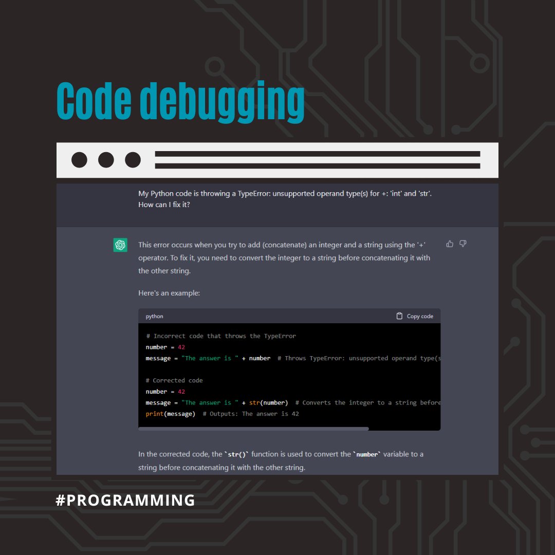 geeekering's tweet image. Struggling with coding? ChatGPT can be your personal coding assistant! See some examples below of how to use this new tool and take your coding skills to the next level. #codingassistant #chatgpt #developersupport