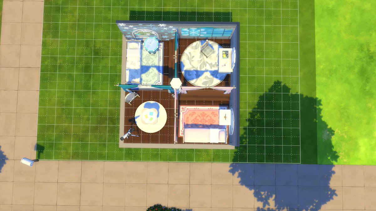CastielistaSim's tweet photo. The room of Elsa and Anna of Frozen โ๏ธ #SCDisney @TheSimCommunity https://t.co/uYGjgegQz3