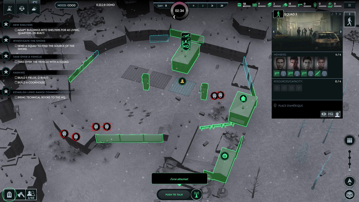 Suilerua_'s tweet photo. #gameplay
Udało się dojść do "końca"
dema za 3-razem.
Dwa podejścia wygrały
zombii w 6 i 7 dzień
Wybroniłem strefę 👍
w 8 dzień niestety gra się kończy.
#gop #gameoperators
#IFZ #InfectionFreeZone
#newconnect #gpw #wig20 #wig #mwig40 #swig80 #gamedev #gaming https://t.co/LYpmz8gzyb
