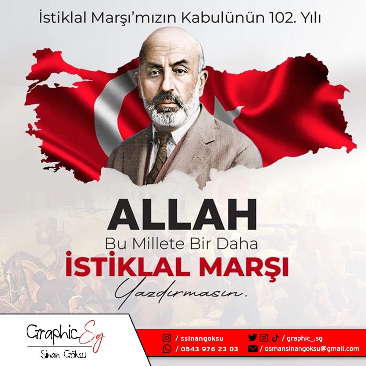 graphic__sg's tweet photo. İstiklal Marşımızın Kabulü Kutlu Olsun... 🇹🇷
#istiklalmarşı #mehmetakifersoy #nemutlutürkümdiyene #sgtwitter #ssinangoksu #graphicsg https://t.co/l3KW6ycYBv